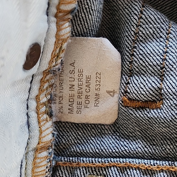 David Kahn Lauren Dark Wash Straight Leg Size 4 - Picture 11 of 14